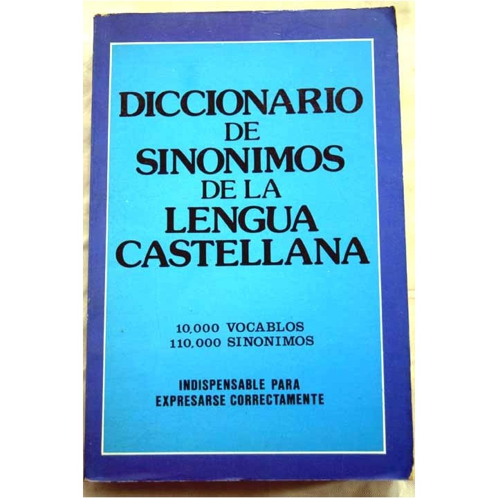 Diccionario de sinónimos de la lengua castellana